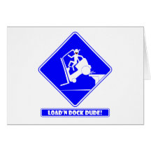 Dockn' DUDE-2 Greeting Cards