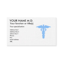Doctor 1 business card template