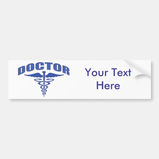 Doctor Caduceus Bumper Sticker
