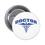 Doctor Caduceus Pinback Button