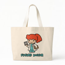 Doctor (girl) tote bags