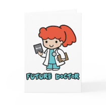 Doctor (girl) greeting cards