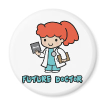 Doctor (girl) refrigerator magnets