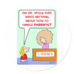 doctor spock handle parents stickers