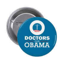 Doctors for Obama Pin