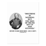 Doctrine Nothing But Skin Of Truth Set Up Stuffed Post Card
