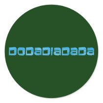 dodadiadada Bayern bayrisch bayerisch Runde Sticker
