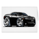 Dodge Challenger Black Car cards