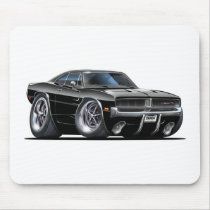 Dodge Charger Black Car Mouse Pad