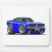 Dodge Charger Blue Car Mouse Pad