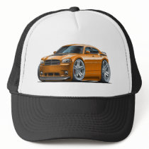 Dodge Charger Daytona Orange Car Hats