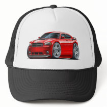 Dodge Charger Daytona Red Car Mesh Hat