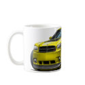 Dodge Charger Daytona Yellow Car mugs