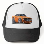 Dodge Charger Orange Car Mesh Hats