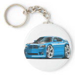 Dodge Charger Super Bee Blue Car Key Chain
