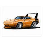 Dodge Daytona Orange Car Post Cards
