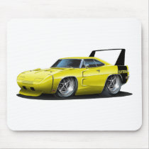 Dodge Daytona Yellow Car Mouse Pads