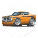 Dodge Demon Orange Car stickers