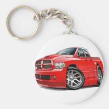 Dodge SRT10 Ram Dualcab Red Key Chains