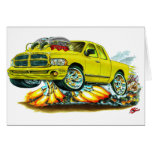 Dodge SRT10 Yellow Extended Cab Truck Card