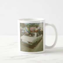 dodgeball polaroid mug