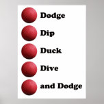 Dodgeball poster posters