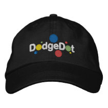 DodgeDot™ Adjustable Embroidered Cap Embroidered Hats