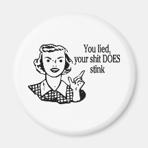 Does Stink Retro Refrigerator Magnets
