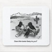 Does this taste funny to you? mouse mat