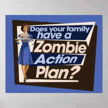 Does your family have a Zombie Action Plan Poster