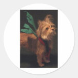 DOG2 ROUND STICKER