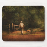 Dog -  A man and his best friend Mousepads