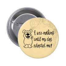 Dog Adoption Button