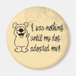 Dog Adoption Fridge Magnet