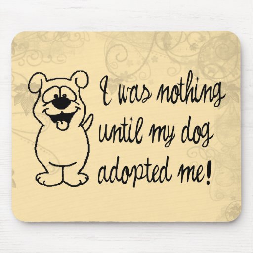 Dog Adoption Mouse Pads