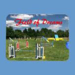 Dog Agility Course "Field of Dreams" magnet magnets