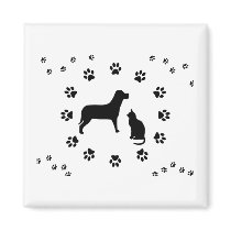 Dog and Cat Magnet