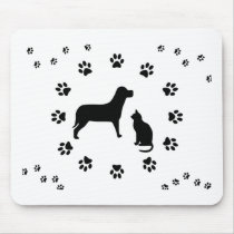 Dog and Cat Mousepad