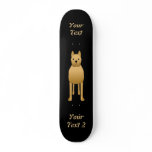 Dog!  Animal Cartoon. Vector Art.  Add Your Text! skateboards