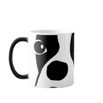 Dog artwork Morphing Mug by doggypups