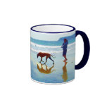 dog beach "Millons long for immortality who do not Coffee Mugs