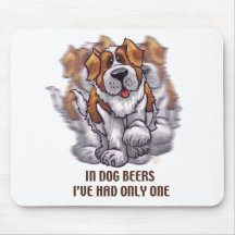 Dog Beers Mouse Mats