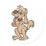 Dog Begging stickers