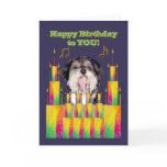 Dog Birthday Cakes Singing cards