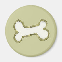 Dog Bone Art Gifts Fridge Magnet