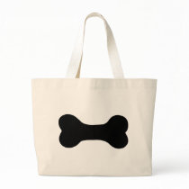 dog bone tote bags