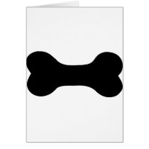 dog bone greeting cards