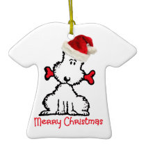 dog & bone christmas ornaments