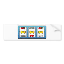 Dog Bone Jackpot Bumper Sticker