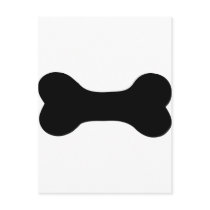 dog bone postcards